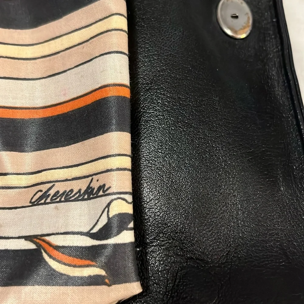 Vintage Retro Black Leather iPad Tablet Laptop Case